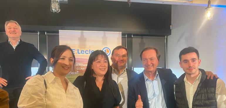 Au Luxembourg pour rencontrer les salariés du groupe Louis Delhaize passés sous enseigne E.Leclerc