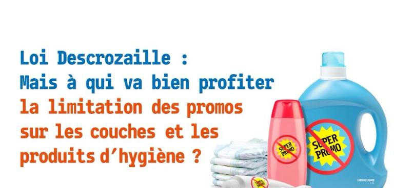 Loi Descrozaille : un sale coup contre le pouvoir d'achat des plus pauvres ! 