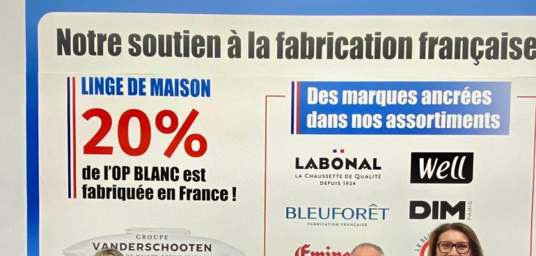 Le "Made In France" plus que jamais présent chez Leclerc Textiles !