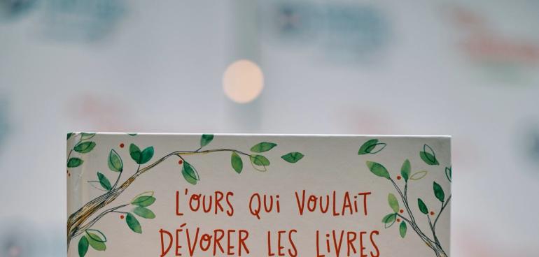 Le prix Landerneau de l’album jeunesse est attribué à "L’Ours qui voulait dévorer les livres" !