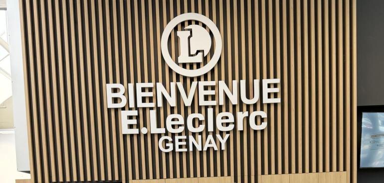 Visite du centre E.Leclerc de Genay, près de Lyon ! 