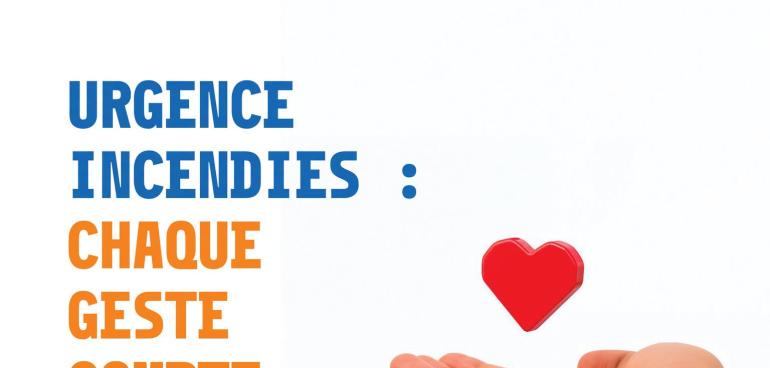 Incendies : E.Leclerc et la Croix-Rouge française unissent leurs forces. 