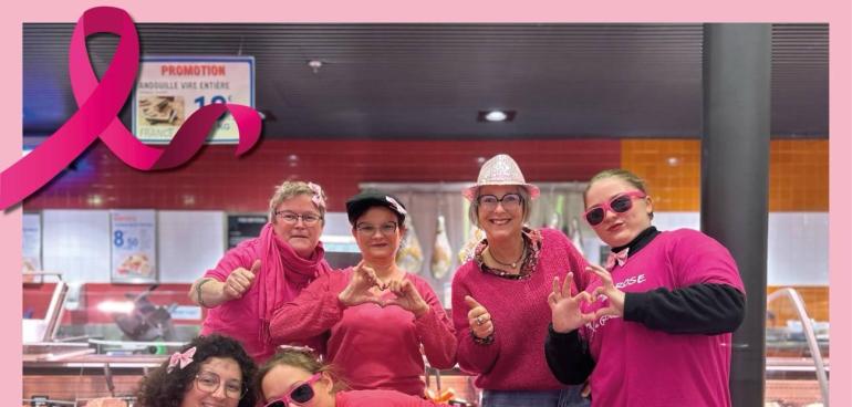 Les magasins E.Leclerc aux couleurs d’Octobre Rose