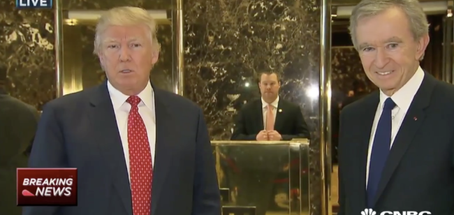 Bernard Arnault victime collatérale des droits de douane imposés par Donald Trump ?