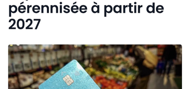 Bonne nouvelle : vous pourrez utiliser les tickets restaurant au supermarché jusqu'en 2027 !