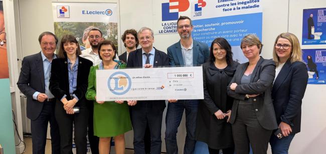 E.Leclerc mobilisé en faveur de la recherche contre les cancers pédiatriques 