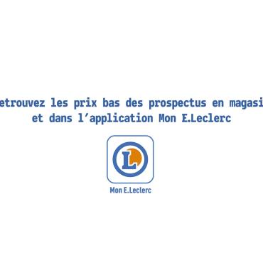 Oui, comme "annoncé à la télé", l'enseigne E.Lecle