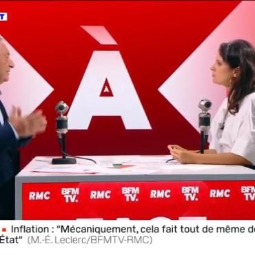 J'étais ce matin l'invité d'Apolline de Malherbe s